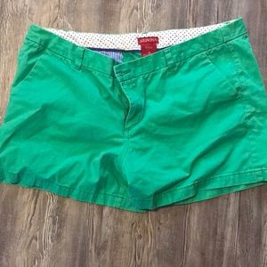 Green shorts